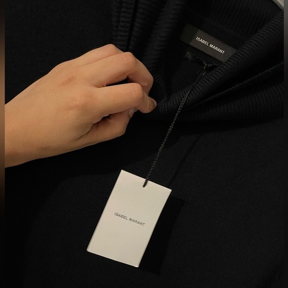 NWT Isabel Marant Roll Neck Knot Detailed Mini Dress - Picture 8 of 8